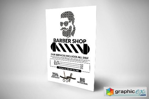 Barber Shop Flyer Templates