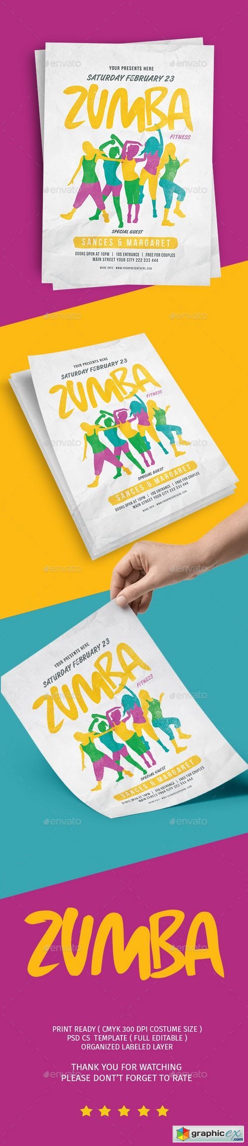 Zumba Party Flyer Vol.2
