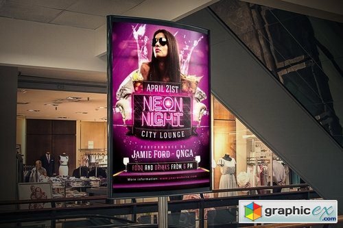Neon Night - Flyer