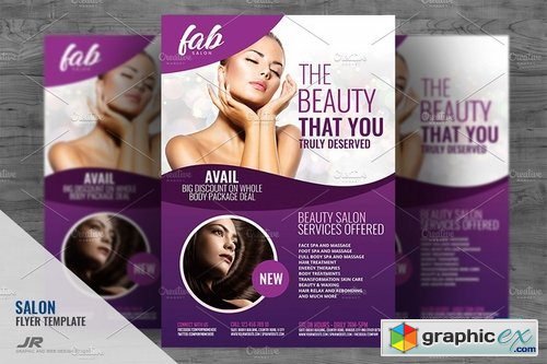 Beauty Parlor Services Flyer