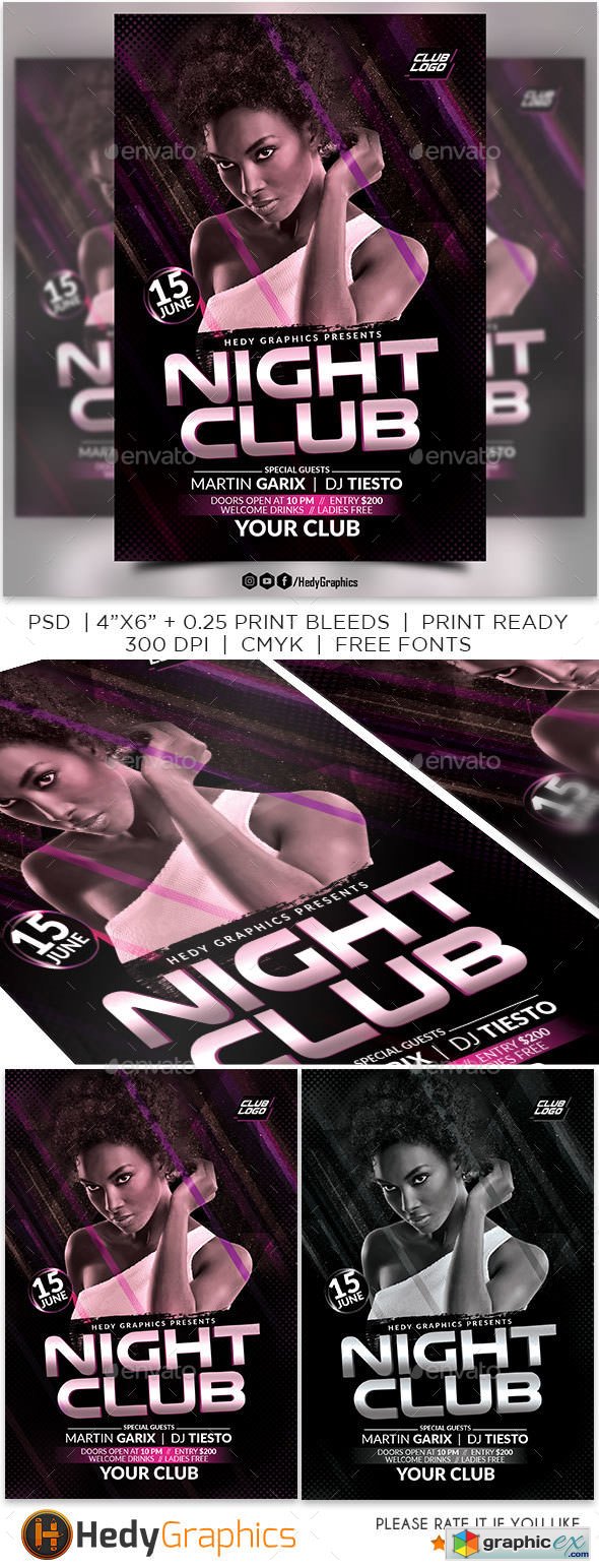 Night Club Flyer 21493444