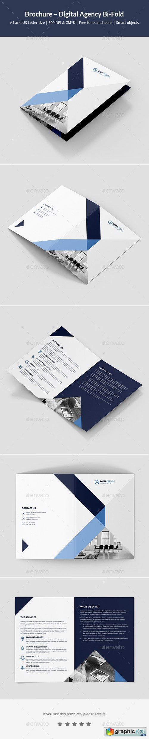 Brochure  Digital Agency Bi-Fold