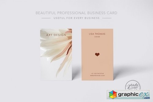 Beautiful creative art business Card