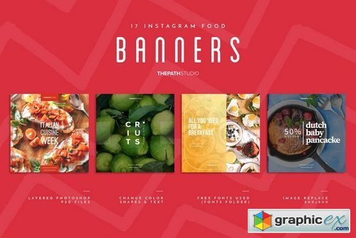 17 Instagram Food Banners