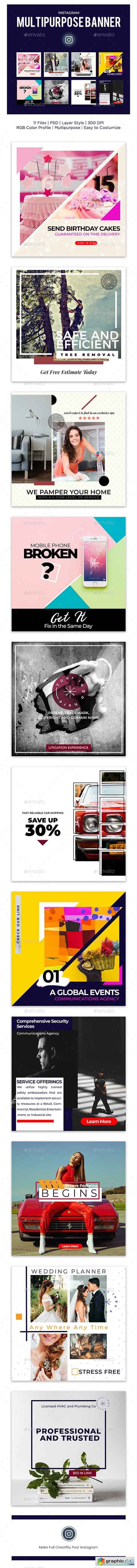 Small Business Multipurpose Instagram Banners