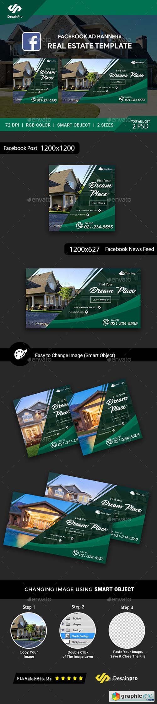 Real Estate FB Ad Banners - AR