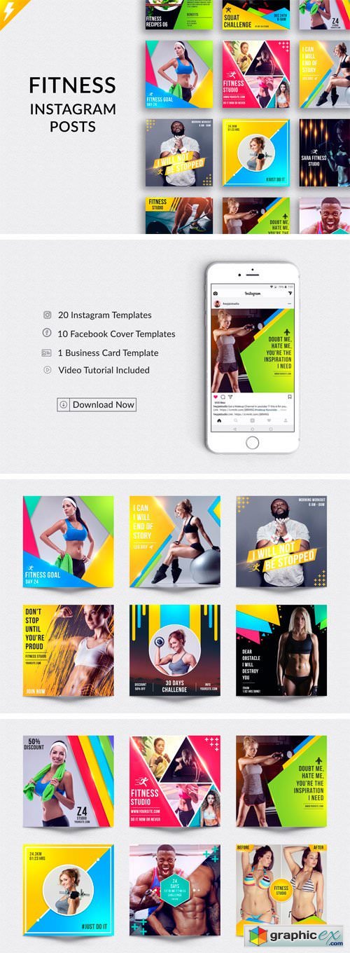 Fitness Social Media Kit