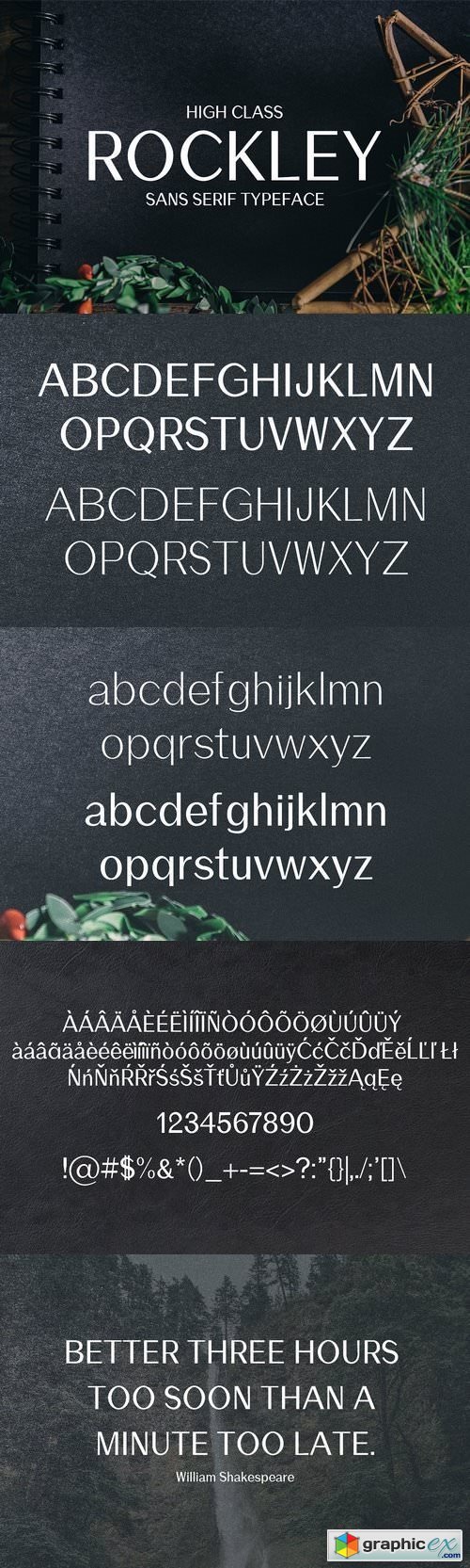 Rockley Sans Serif 5 Font Family