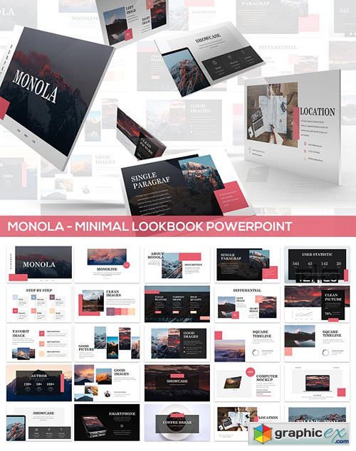 Monola - Minimal Lookbook