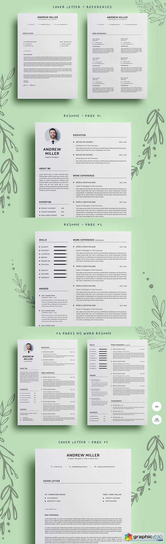 04 Pages WORD Resume