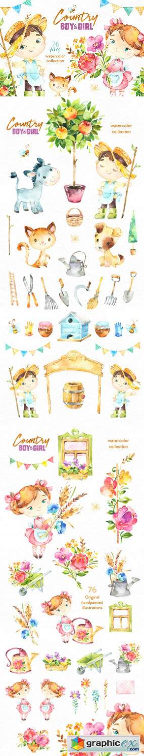 Country Boy & Girl Collection