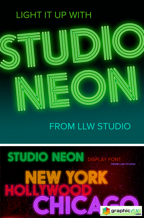 Studio Neon Font