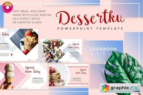 Dessertku - Food Powerpoint Template