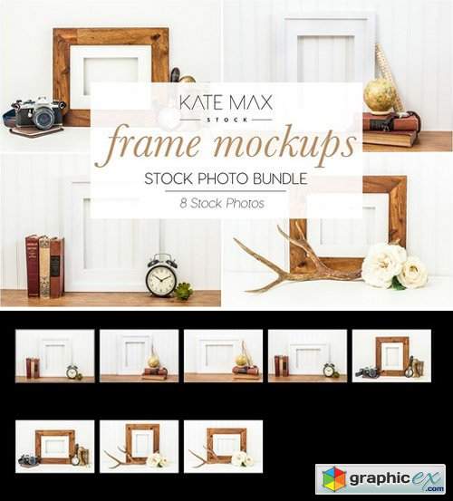 Frame Mockups Stock Photo Bundle