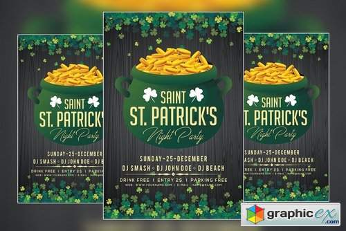 St. Patrick's Day Party Flyer