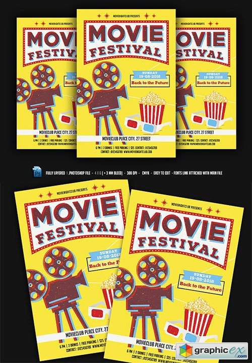 Movie Festival Night Flyer