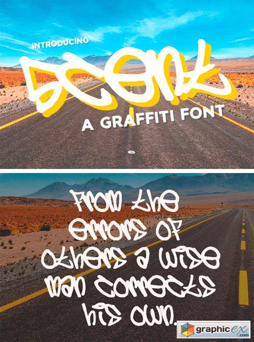 5cent Graffiti Font