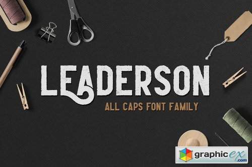 Leaderson Family - 6 Fonts