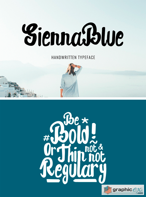 SiennaBlue Font