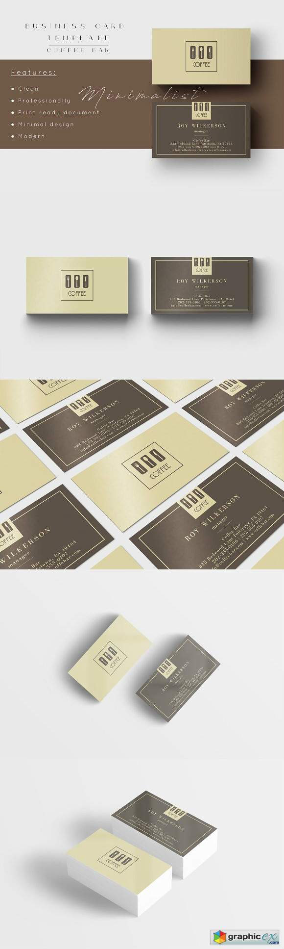 Coffee Business Card Template
