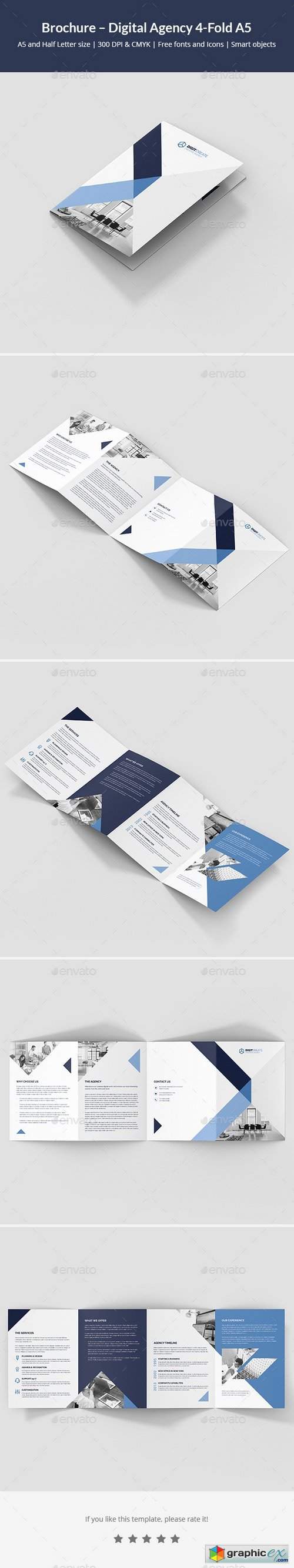 Brochure – Digital Agency 4-Fold A5