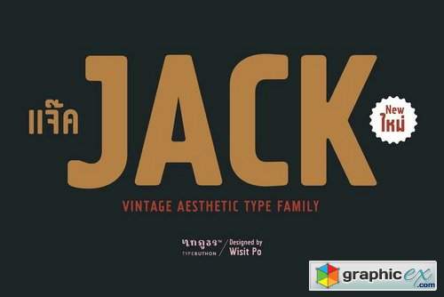 Jack Font Family