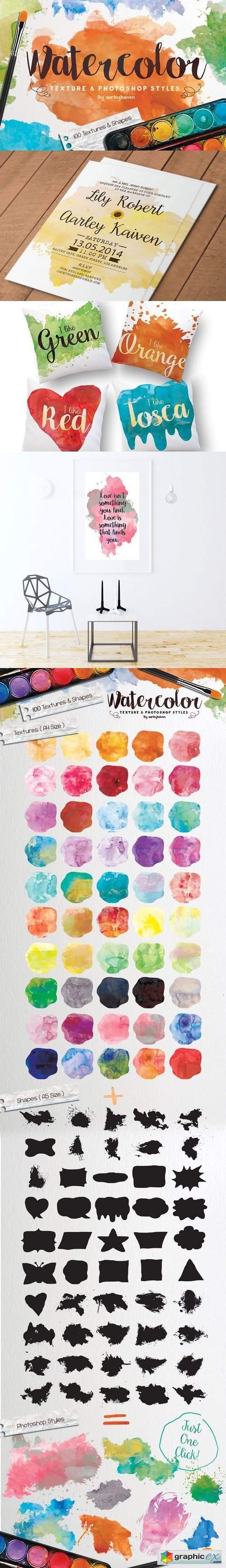 Watercolor Texture & Styles