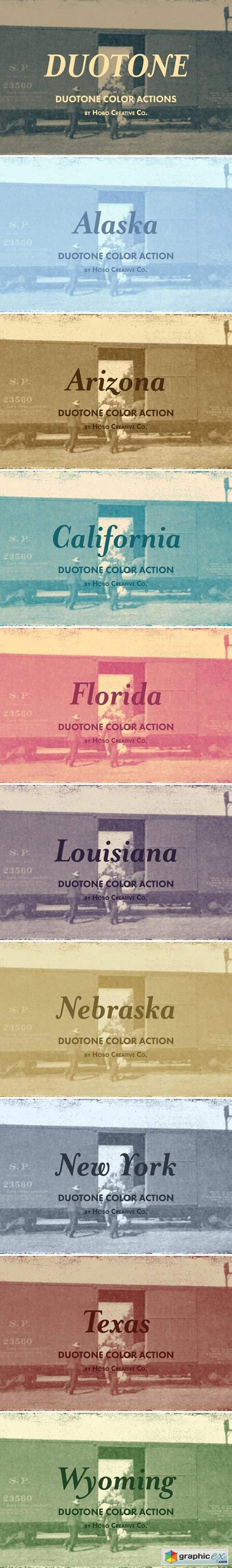 Duotone Color Actions