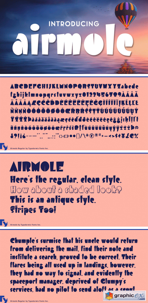 Airmole Font Family