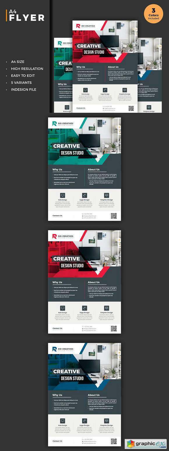 Business Flyer Template InDesign