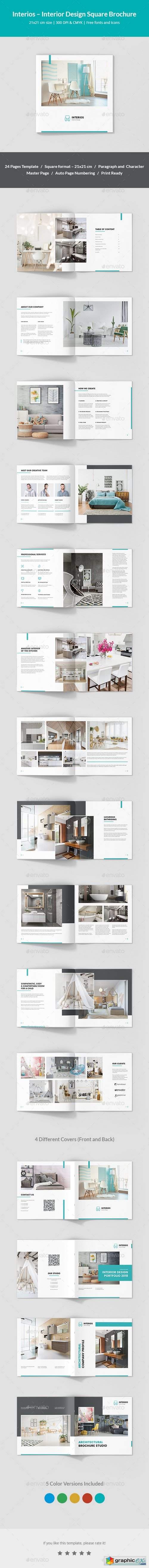 Interios – Interior Design Square Brochure
