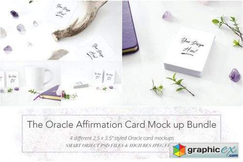 The Oracle Affirmation Card Mock Up