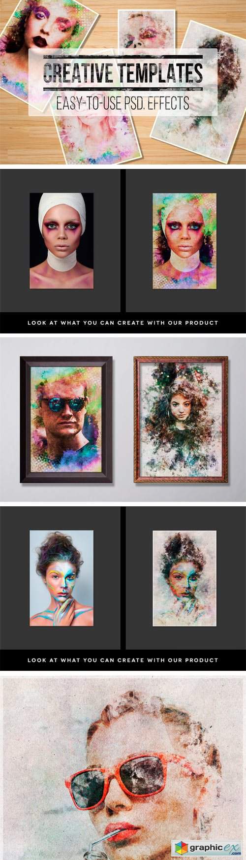 2 Creative Portrait Templates