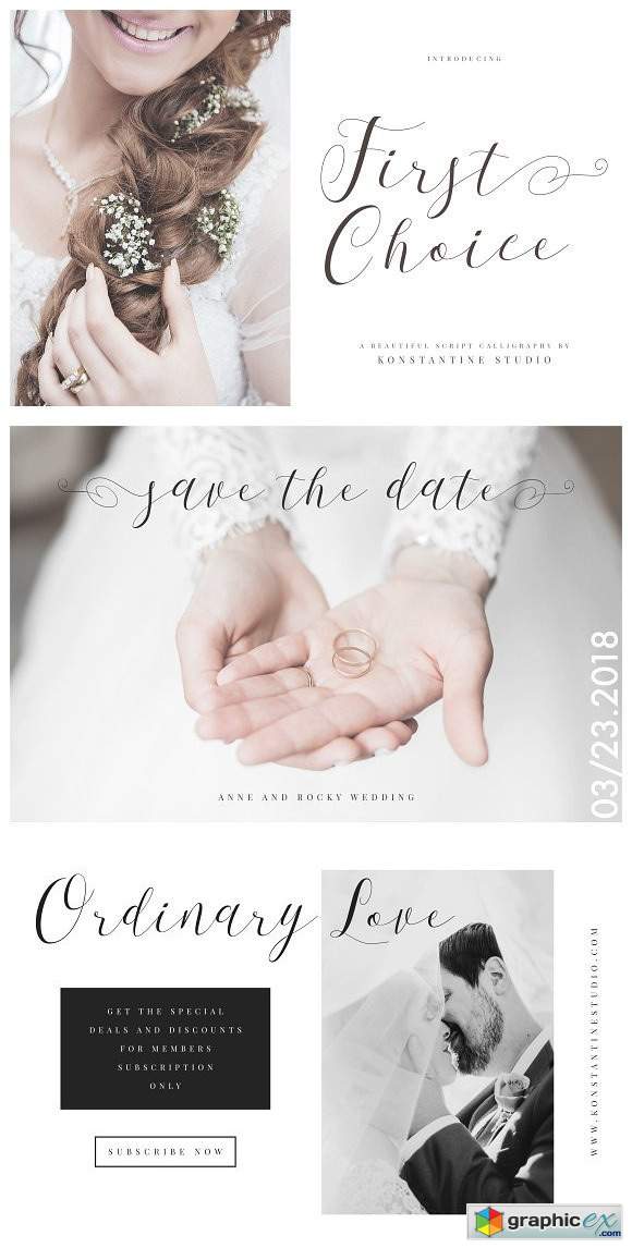 First Choice - Wedding Calligraphy