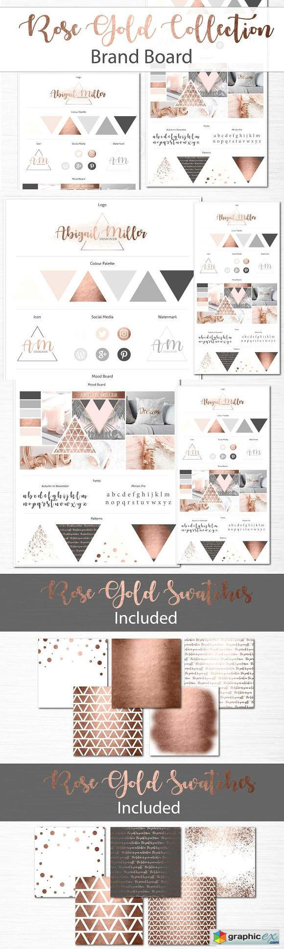 Brand Board - Rose Gold Collection