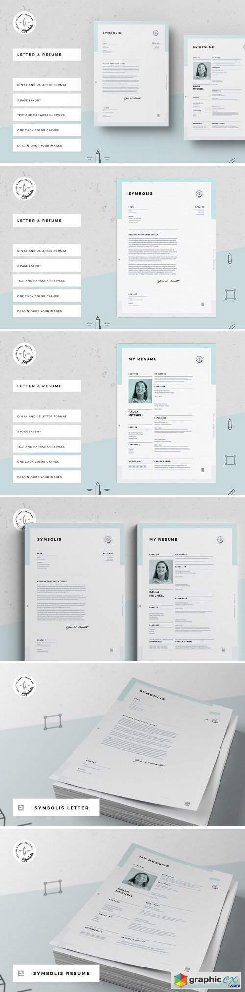 Symbolis Resume and Letter