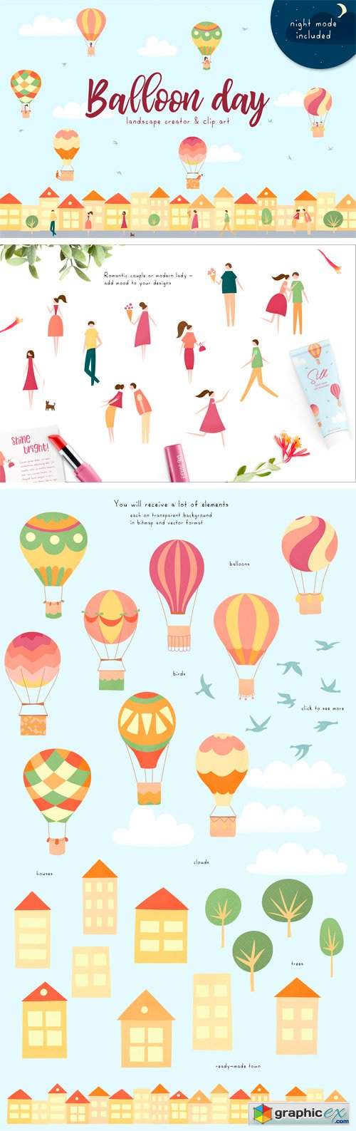 Balloon Day - Creator & Clipart
