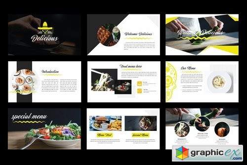 Delicious Food PowerPoint Template