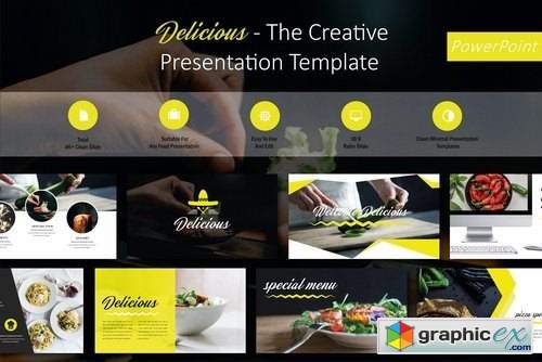 Delicious Food PowerPoint Template