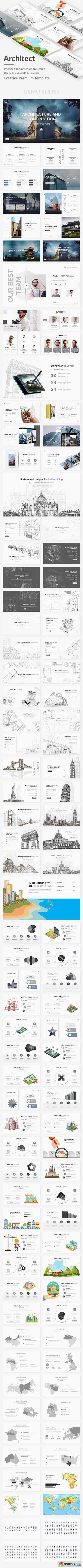 Architecture Interior and Construction Design Powerpoint Template