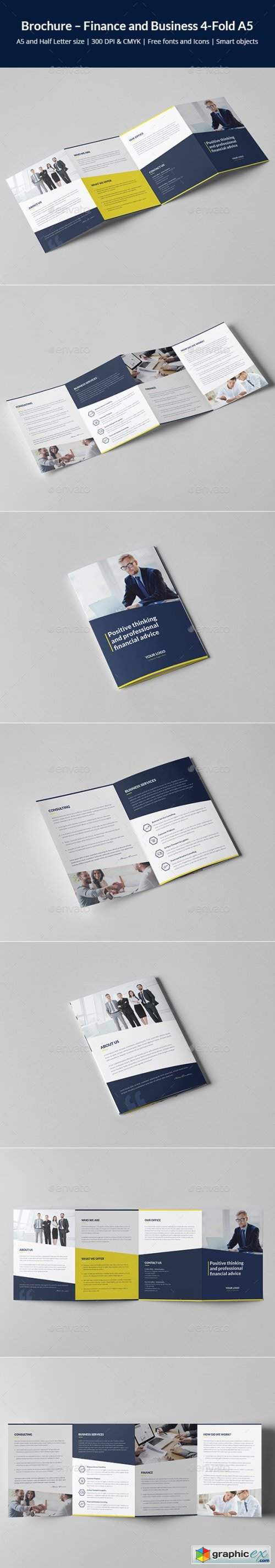 Brochure – Finance and Business 4-Fold A5