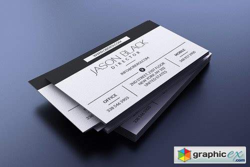 Black And White Business Card 2382986
