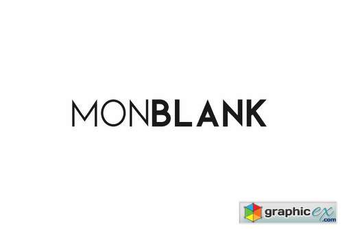 Monblank. Sans Serif Family - 6 Fonts