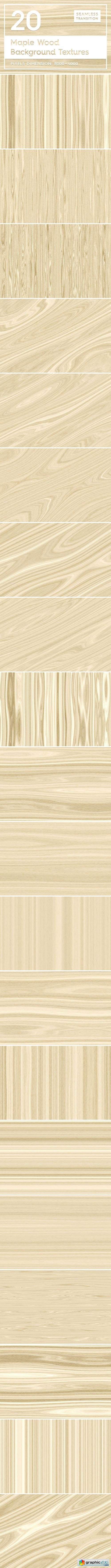 20 Maple Wood Background Textures
