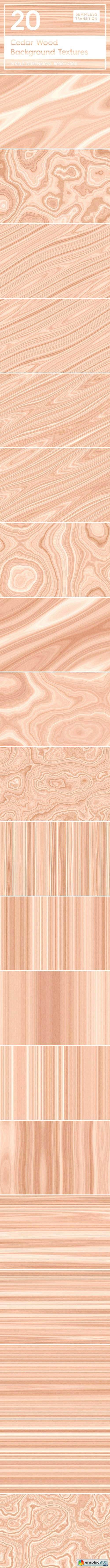 20 Cedar Wood Background Textures