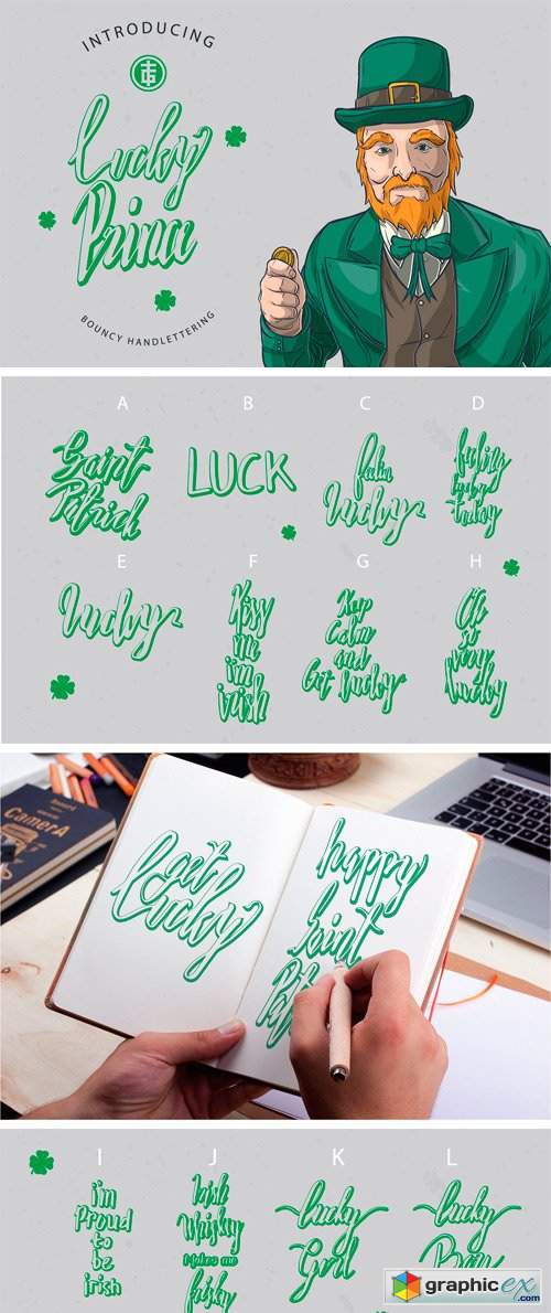 Lucky Prince Lettering Dingbats