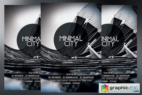 Minimal City Flyer