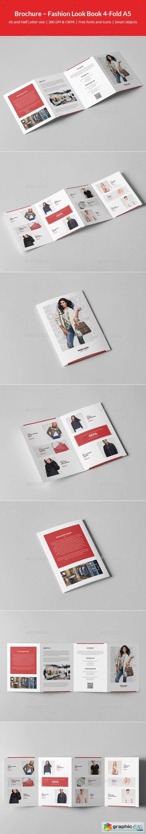 Brochure – Fashion Look Book 4-Fold A5