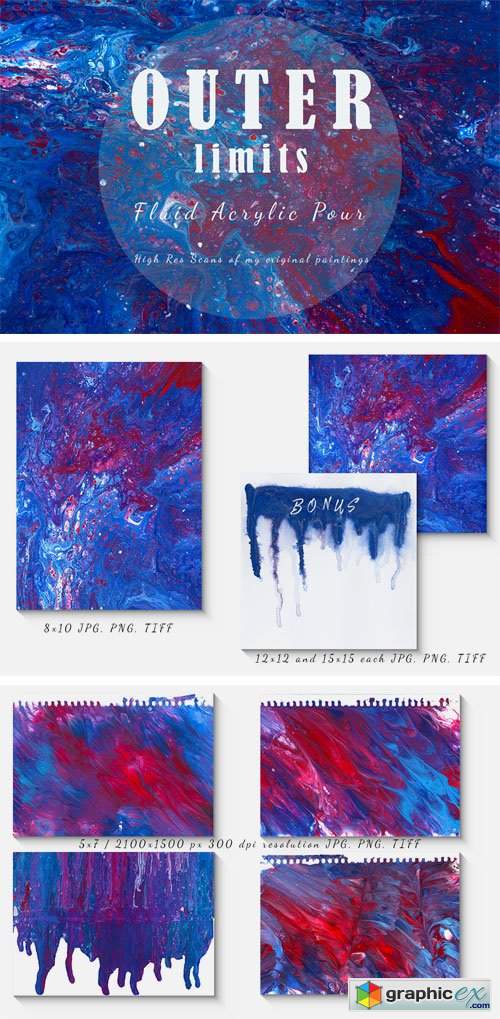 Outer Limits - Acrylic Pour Texture