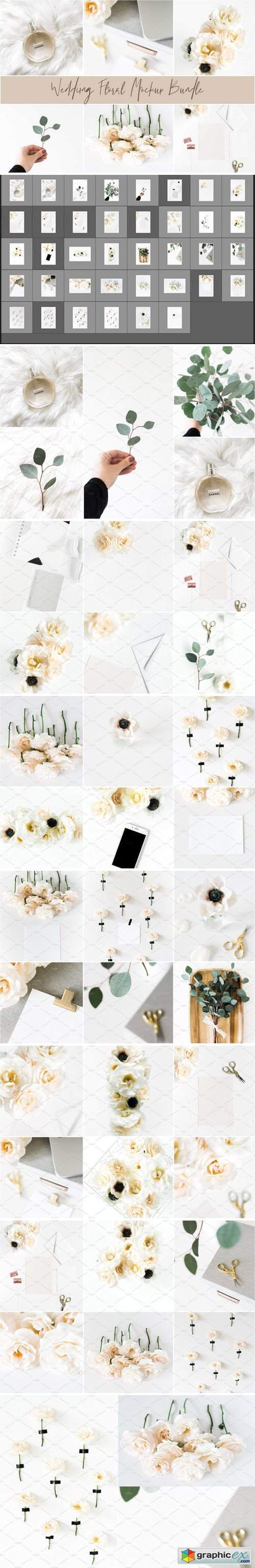Wedding Mockup Floral Bundle